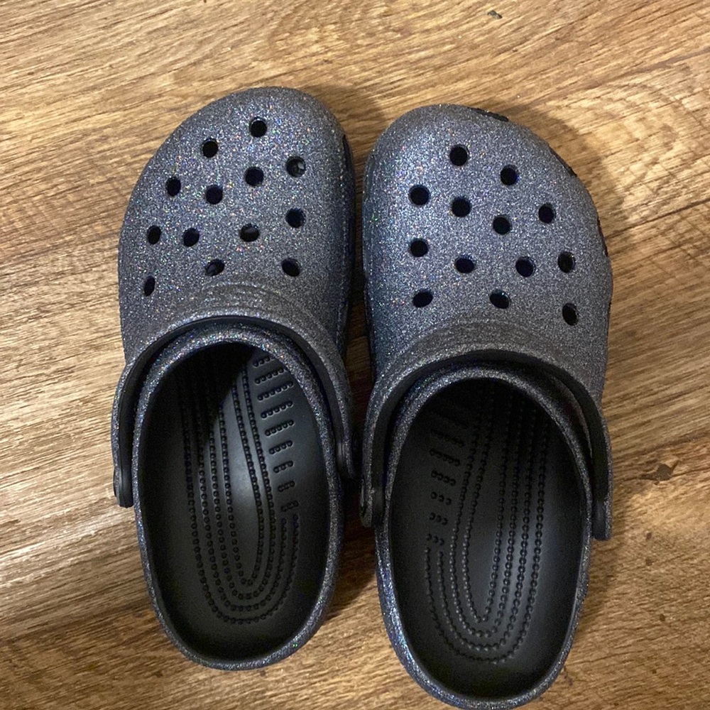 Crocs Classic Sparkly Clogs